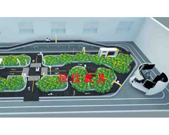 無(wú)人駕駛實(shí)驗(yàn)小型沙盤